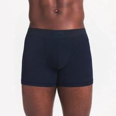 SKIMS COTTON MENS 3" BOXER BRIEF | NAVY