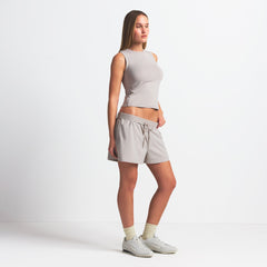 NikeSKIMS WOVEN NYLON 5" TRACK SHORT | STONE