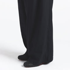 NikeSKIMS WOVEN NYLON OVERSIZED TRACK PANT | OBSIDIAN