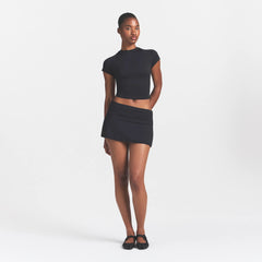 NikeSKIMS AIRY DRI-FIT™ FOLDOVER SKORT | OBSIDIAN