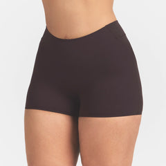 NikeSKIMS STUDIO STRETCH DIPPED 2" SHORT | DARK ROAST