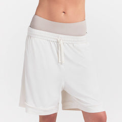 NikeSKIMS AIRY DRI-FIT™ RELAXED SHORT | IVORY