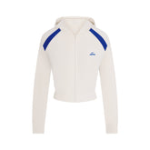 NikeSKIMS STRETCH KNIT SHRUNKEN ZIP HOODIE | IVORY