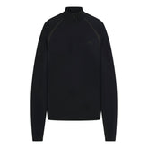 NikeSKIMS STRETCH KNIT LONG SLEEVE HALF ZIP | OBSIDIAN