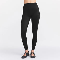 NikeSKIMS SATIN SHINE BONDED WAIST 26" LEGGING | OBSIDIAN