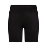 NikeSKIMS SATIN SHINE BONDED WAIST 7" BIKER SHORT | OBSIDIAN