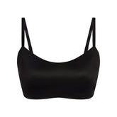 NikeSKIMS SATIN SHINE SCOOP CAMI BRA | OBSIDIAN
