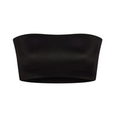 NikeSKIMS SATIN SHINE BANDEAU BRA | OBSIDIAN