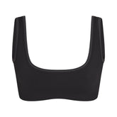 NikeSKIMS RIBBED SEAMLESS MICRO SCOOP BRA | OBSIDIAN
