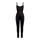 NikeSKIMS SATIN SHINE CAMI 26" ONE PIECE | OBSIDIAN