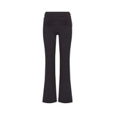 NikeSKIMS MATTE FOLDOVER SLIM FLARE LEGGING | OBSIDIAN