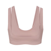 NikeSKIMS MATTE DOUBLE STRAP SCOOP BRA | HIMALAYAN