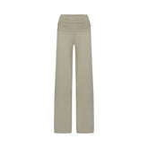 NikeSKIMS STRETCH KNIT FOLDOVER WIDE LEG PANT | DUNE