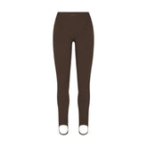 NikeSKIMS MATTE V-LINE STIRRUP LEGGING | DARK SEPIA