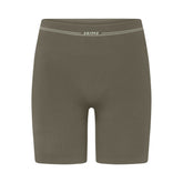 NikeSKIMS RIBBED SEAMLESS 5" BIKER SHORT | DUSTY OAKMOSS