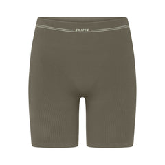 NikeSKIMS RIBBED SEAMLESS 5" BIKER SHORT | DUSTY OAKMOSS