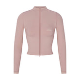 NikeSKIMS RIBBED SEAMLESS ZIP UP CROP JACKET | HIMALAYAN