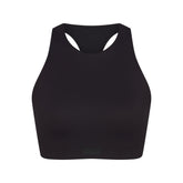 NikeSKIMS MATTE HIGH NECK BRA | OBSIDIAN