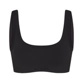 NikeSKIMS VINTAGE SEAMLESS SCOOP NECK BRA | OBSIDIAN