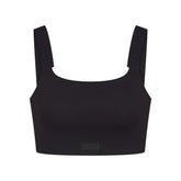 NikeSKIMS MATTE WIDE STRAP BRA | OBSIDIAN