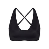 NikeSKIMS SHINE V-NECK BRA | OBSIDIAN