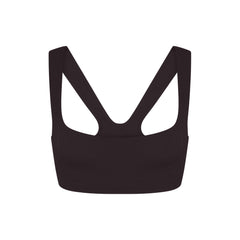 NikeSKIMS STUDIO STRETCH RACERBACK BRA | DARK ROAST