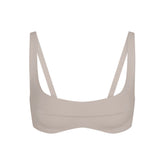 NikeSKIMS STUDIO STRETCH SEAM FRONT MICRO BRA | LINEN