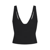 NikeSKIMS STUDIO STRETCH PLUNGE TANK | OBSIDIAN