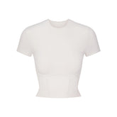 NikeSKIMS MATTE CROPPED CORSET T-SHIRT | IVORY