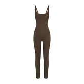 NikeSKIMS MATTE CORSET 29" ONE PIECE | DARK SEPIA