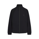 NikeSKIMS STRETCH NYLON OVERSIZED TRACK JACKET | OBSIDIAN