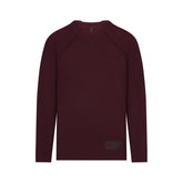 NikeSKIMS AIRY V-NECK OVERSIZED LONG SLEEVE TOP | CURRANT