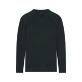 NikeSKIMS AIRY V-NECK OVERSIZED LONG SLEEVE TOP | DARK TEAL