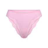 FITS EVERYBODY LACE TANGA | BUBBLE GUM TONAL