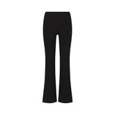 THE ESSENTIAL COLLECTION HIGH-WAISTED CROPPED KICK FLARE PANT | OBSIDIAN