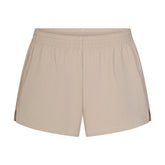 COTTON JERSEY LOOSE SHORT | STONE