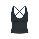 NikeSKIMS SHINE V-NECK TANK | DARK TEAL