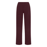 COTTON JERSEY STRAIGHT LEG PANT | CURRANT