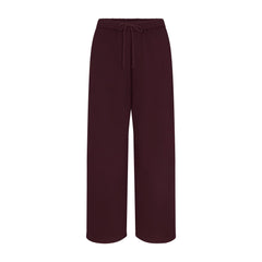 COTTON FLEECE CLASSIC STRAIGHT LEG PANT | CURRANT