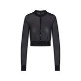 SLINKY KNIT CARDIGAN | OBSIDIAN