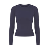 NikeSKIMS AIRY LONG SLEEVE CREW NECK TOP | DEEP ROYAL