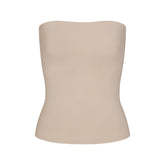COTTON JERSEY TUBE TOP | STONE