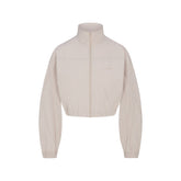 NikeSKIMS WOVEN NYLON CROP JACKET | STONE