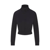 NikeSKIMS AIRY CROPPED TRACK JACKET | OBSIDIAN