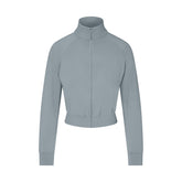 NikeSKIMS AIRY CROPPED TRACK JACKET | WASHED PACIFIC