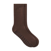 NikeSKIMS ACCESSORIES DRI-FIT™ PILATES GRIP CREW SOCK | DARK SEPIA