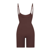 SEAMLESS SCULPT BUTT LIFTING OPEN BUST BODYSUIT | COCOA