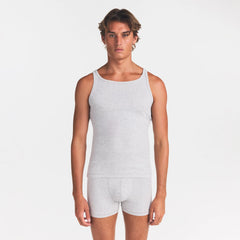 SKIMS COTTON MENS RIB TANK 3-PACK | ECRU MULTI