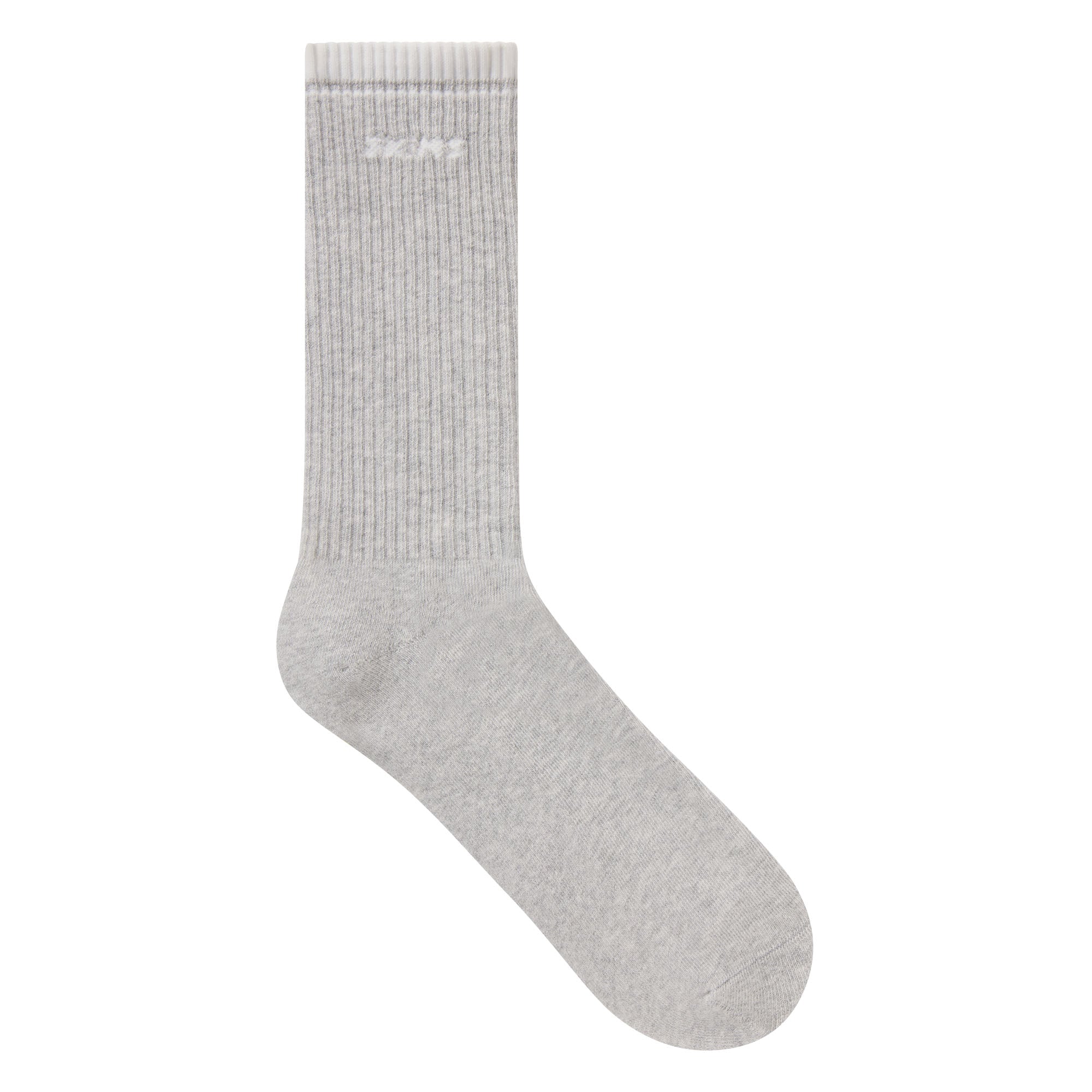 SKIMS SOCKS RIBBED CREW LOGO SOCK 3-PACK | CHERRY BLOSSOM MULTI
