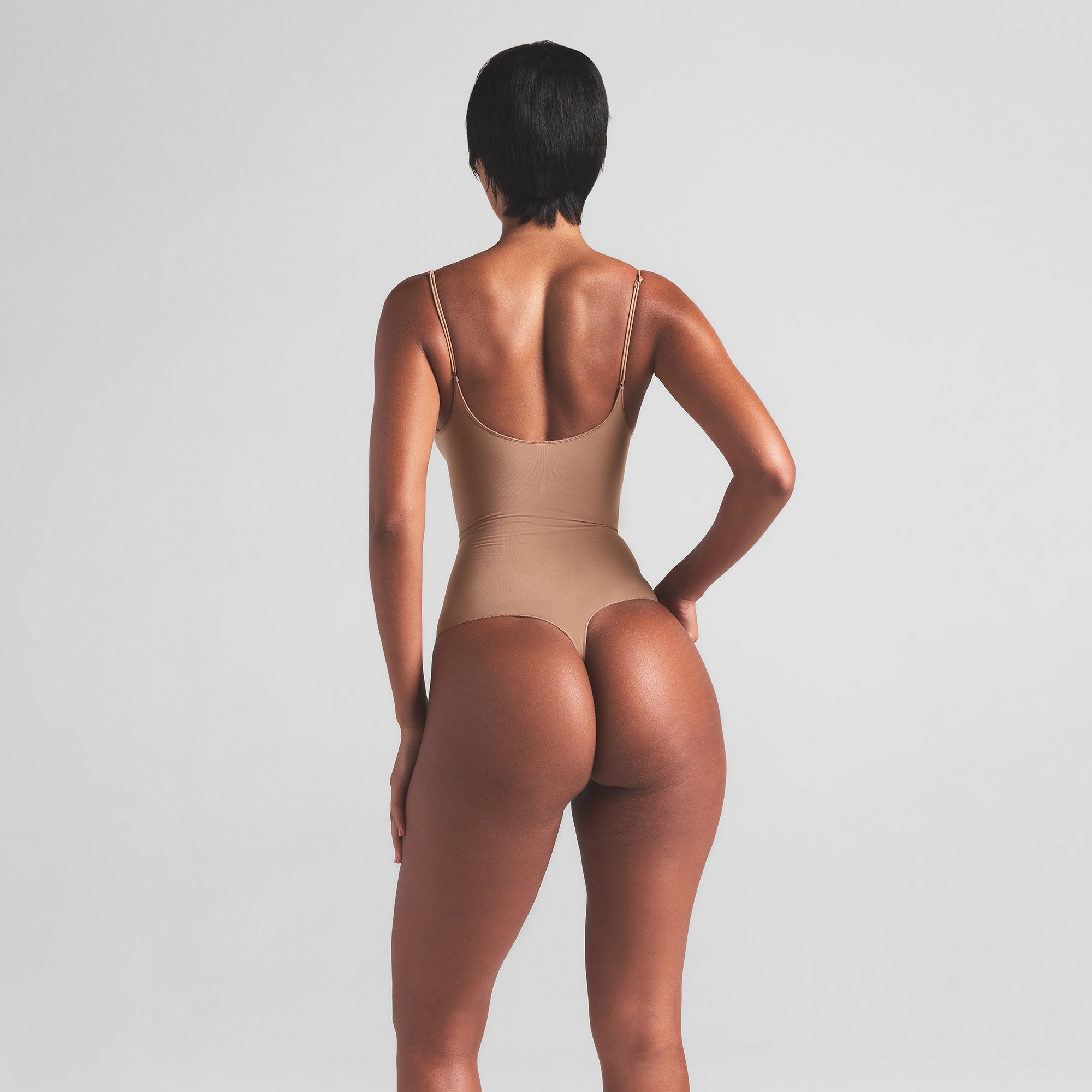 SHEER SEAMLESS THONG BODYSUIT | SIENNA
